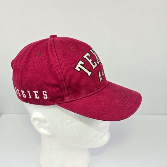 Vintage 90s Texas A&M Aggies Nike Snapback Cap Hat Swoosh Logo Taiwan Gig 'Em OS - Picture 4 of 8